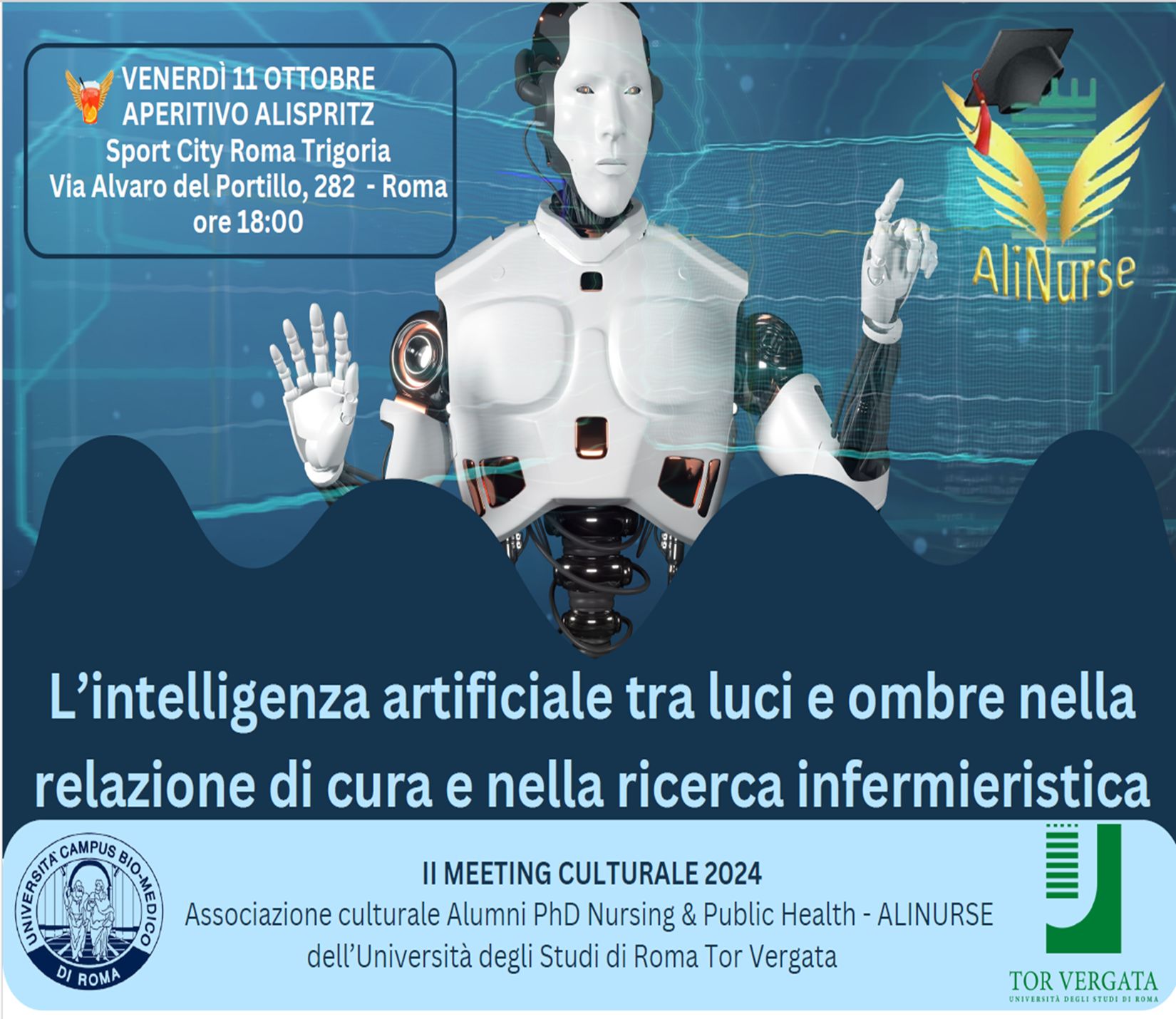 II MEETING CULTURALE 2024 – L’intelligenza artificiale tra luci e ombre nella relazione di cura e nella ricerca infermieristica